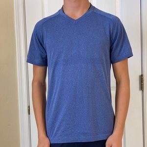 Blue Lululemon Athletic Wear T-Shirt